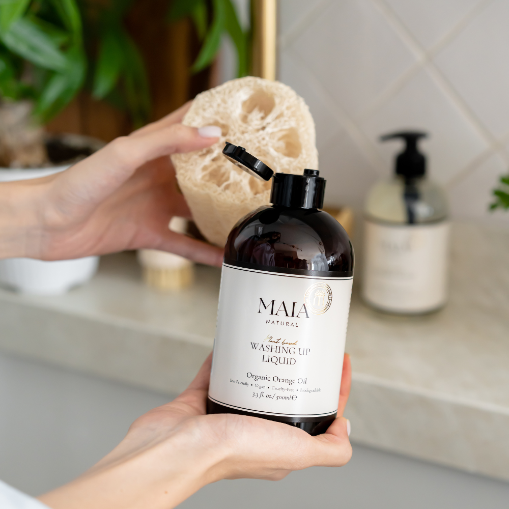 Washing-Up Liquid-Organic Certified-Plant Based-Biodegradable-EcoFriendly-Vegan