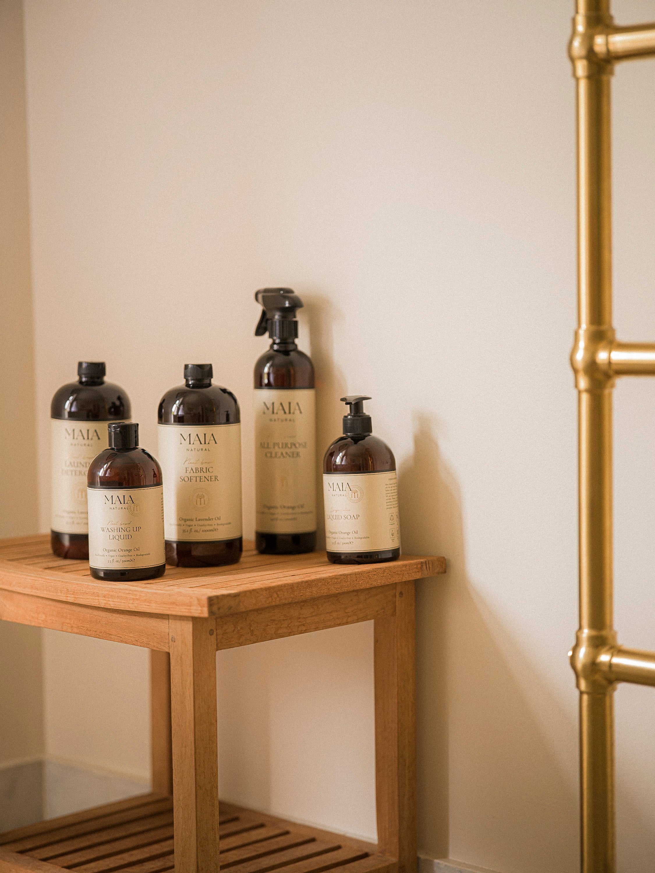 Essential Home Bundle- Amber Bottles